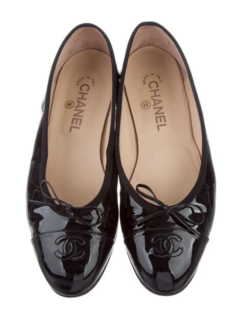 chanel patent flat shoes|chanel flats for sale.